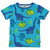 Smafolk Dinosaur T-Shirt - Blue Atoll