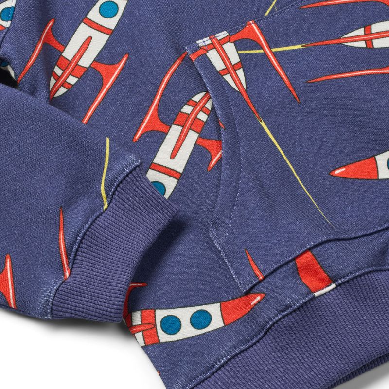 Smafolk Macoun Spaceship Hoodie - closeup