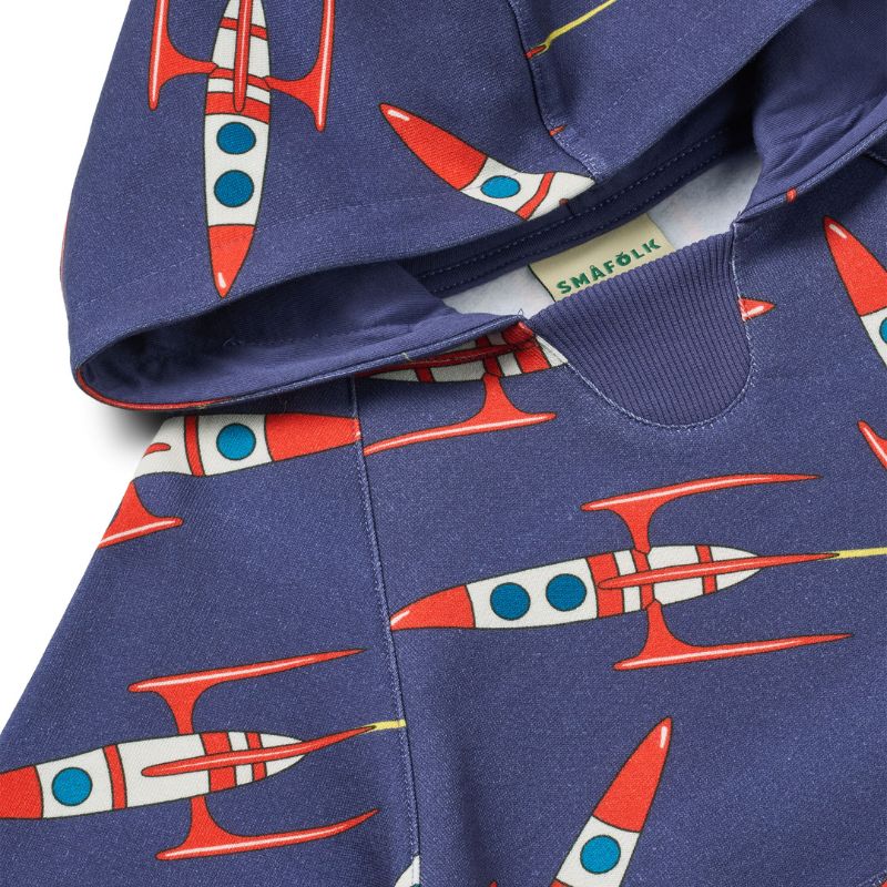 Smafolk Macoun Spaceship Hoodie - closeup
