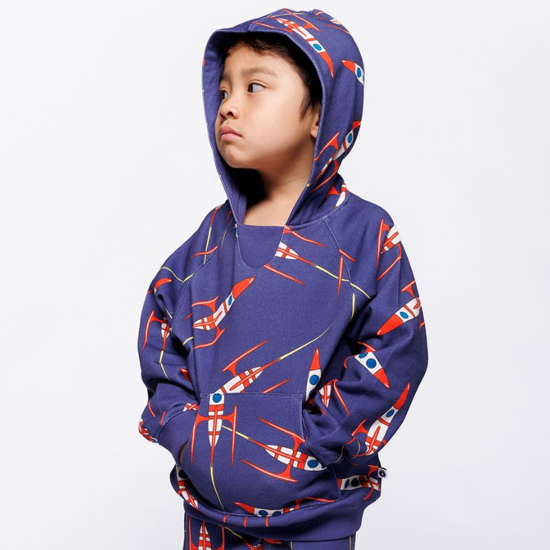 Smafolk Macoun Spaceship Hoodie - Blue
