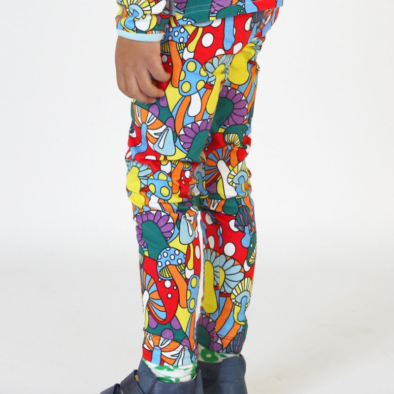 Smafolk Mushroom Leggings - Fall Yellow