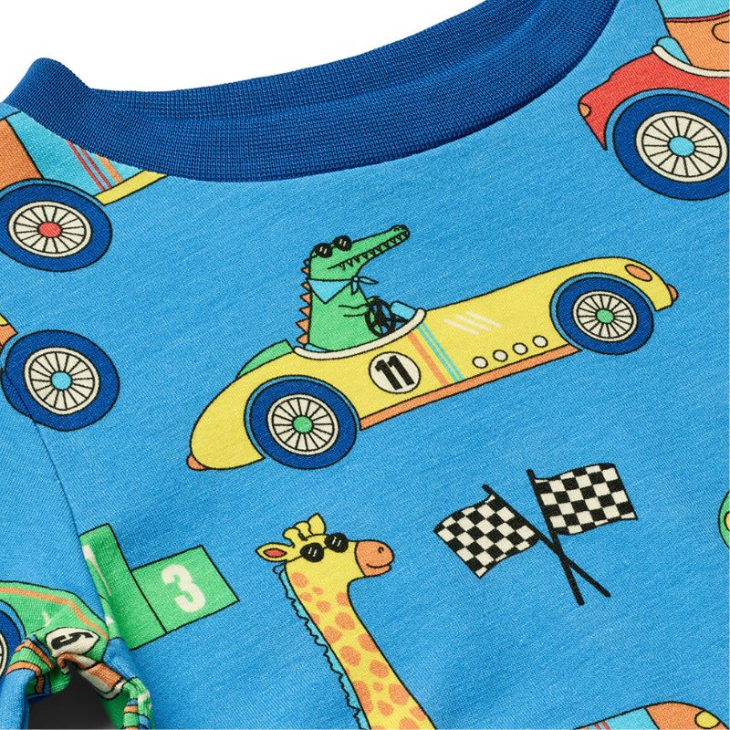 Smafolk Race Car Top - Tropic Sea Blue