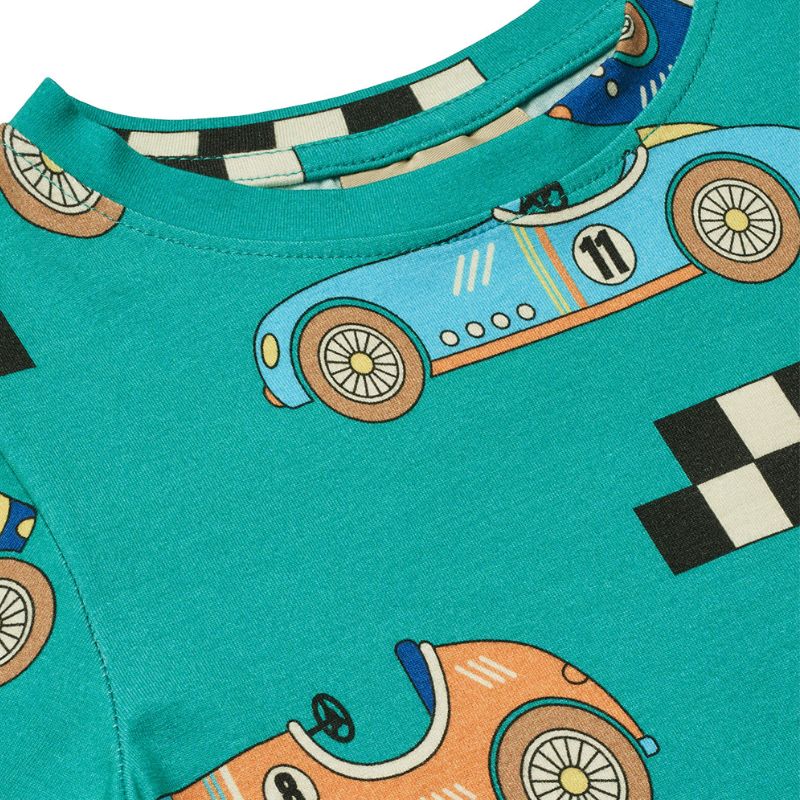 Smafolk Race Car T-Shirt - Teal