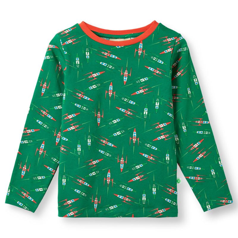 Smafolk Gala Rocket Top - Broccoli Green