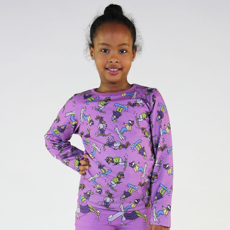 Smafolk Skiing Top - Dusty Lavender Purple