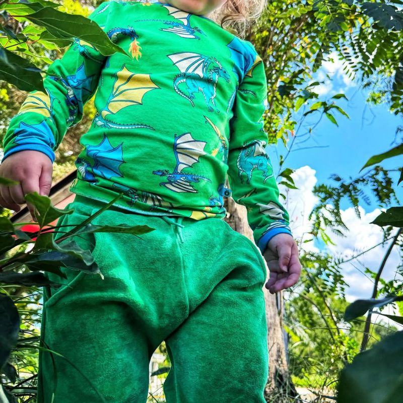 Smafolk Velour Sweatpants - Green