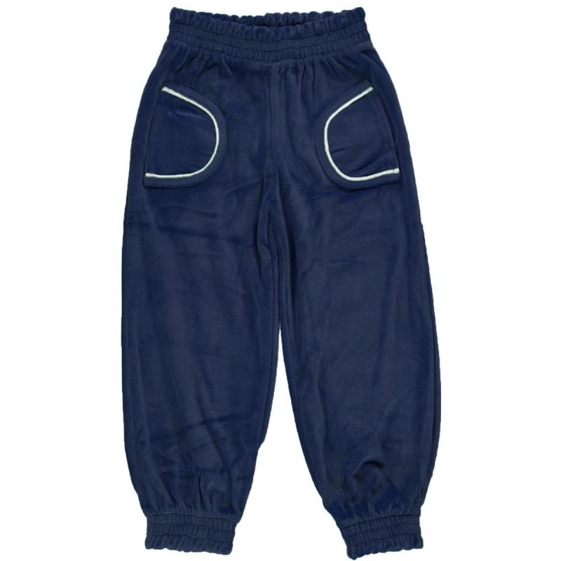 Smafolk Velour Sweatpants - Medieval Blue