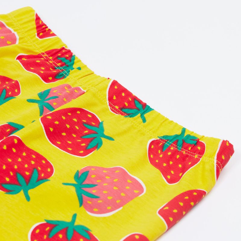 Frugi Libby Kids Leggings - Strawberry Patch