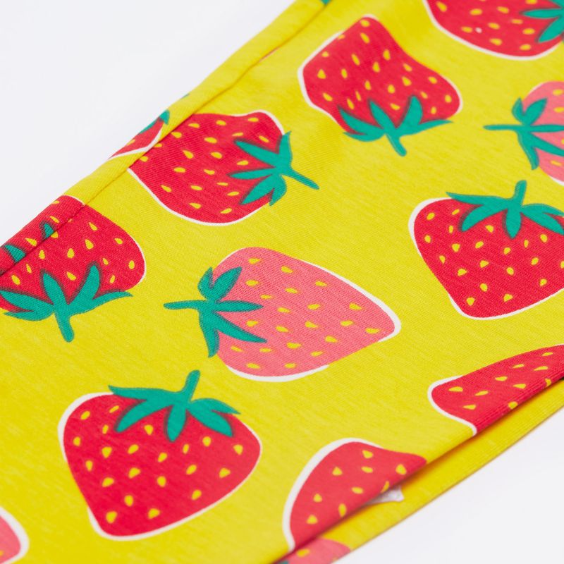 Frugi Libby Kids Leggings - Strawberry Patch