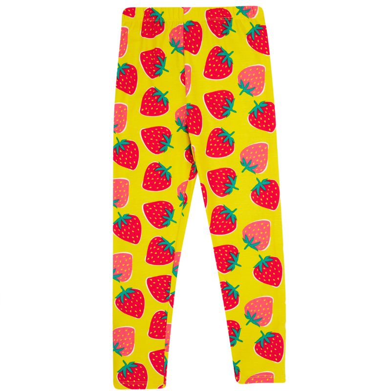 Frugi Libby Kids Leggings - Strawberry Patch