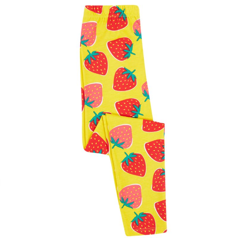 Frugi Libby Kids Leggings - Strawberry Patch