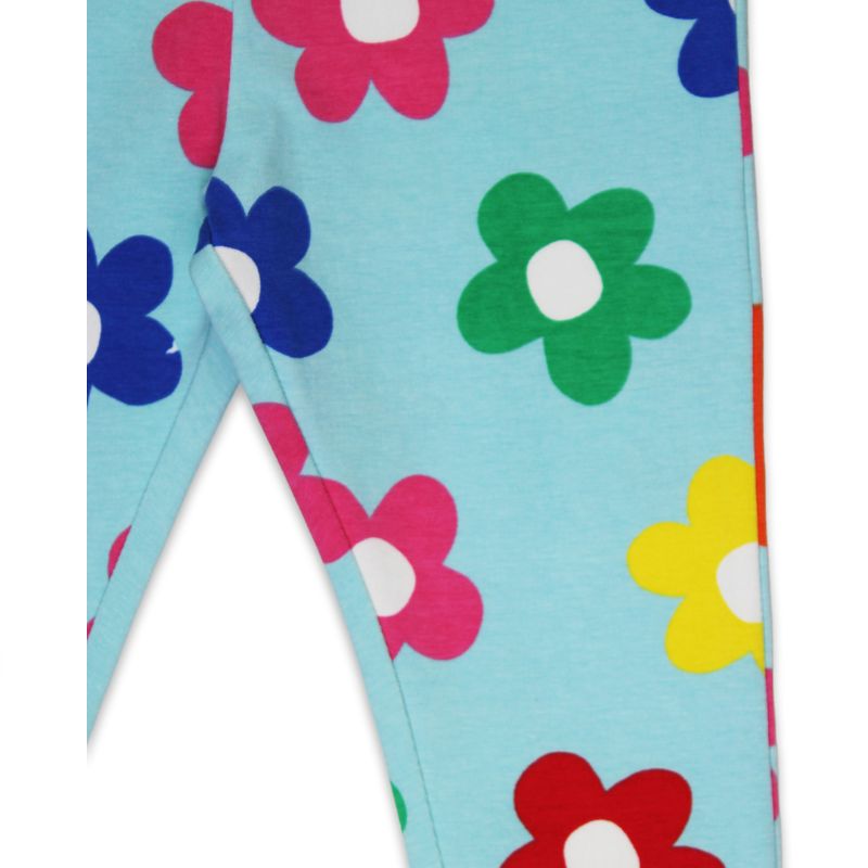 Toby Tiger Bloom Print Leggings closeup