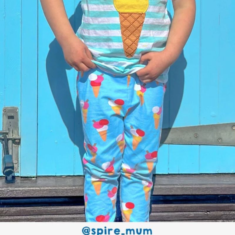 Toby Tiger Ice Cream Print Leggings