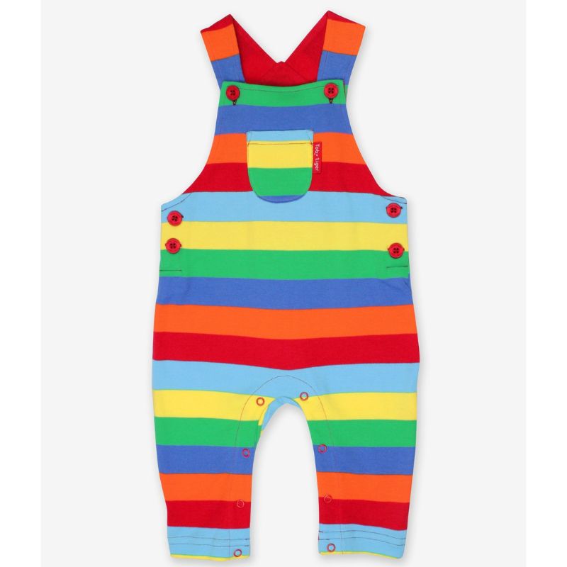 Toby Tiger Multi Stripe Dungarees
