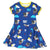 Toby Tiger Puffin Print Skater Dress