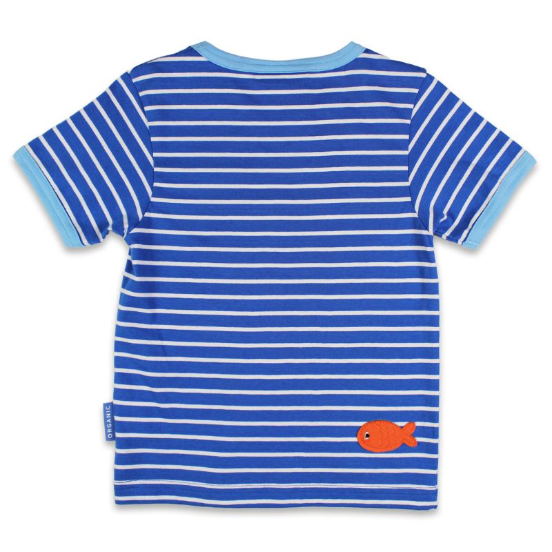 Toby Tiger Anchor Appliqué T-shirt rear