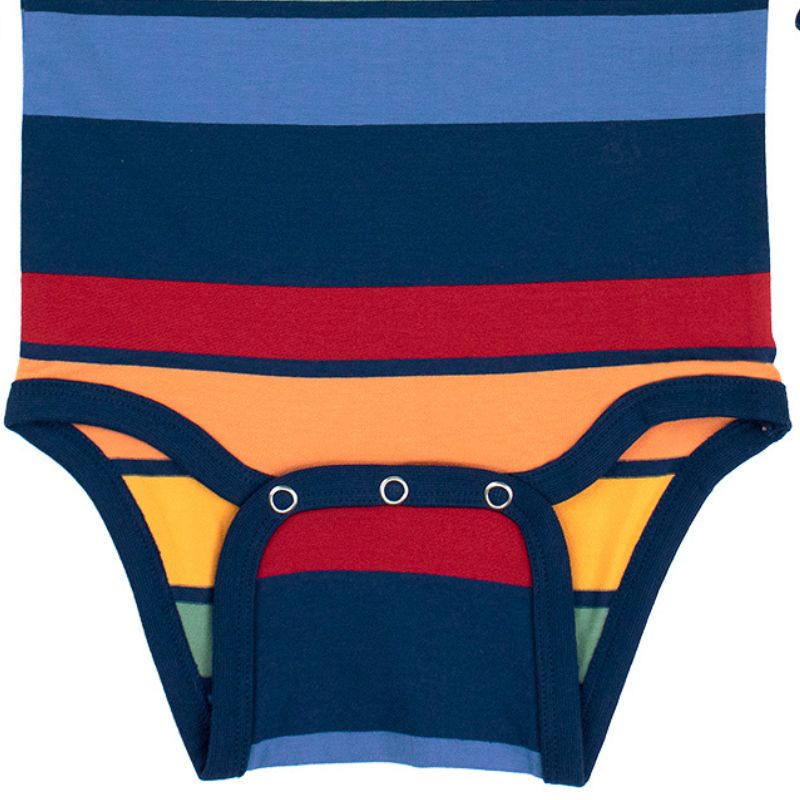 Villervalla Multistripe Bodysuit - Long Sleeve - Chamonix