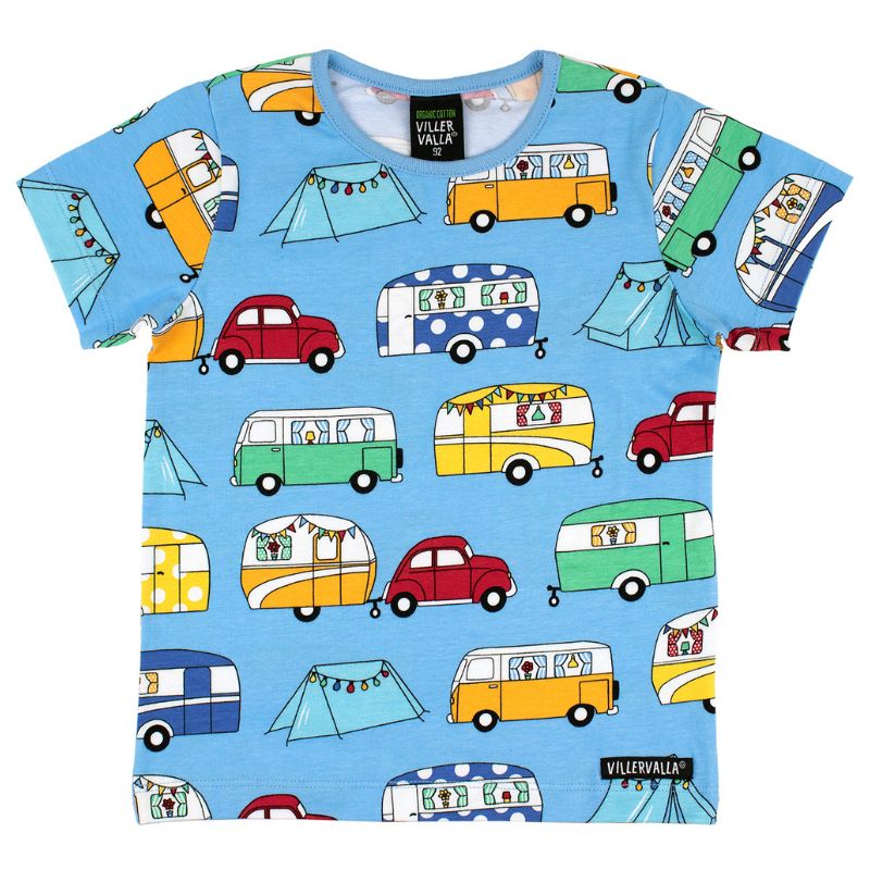 Villervalla Camping T-Shirt - Bay Blue