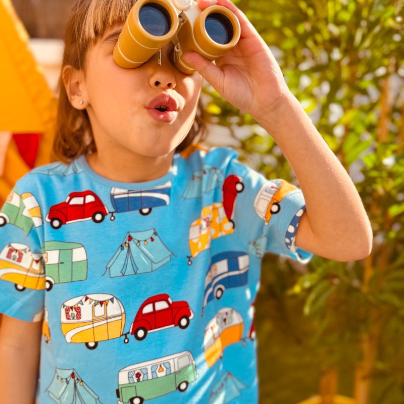 Villervalla Camping T-Shirt - Bay Blue