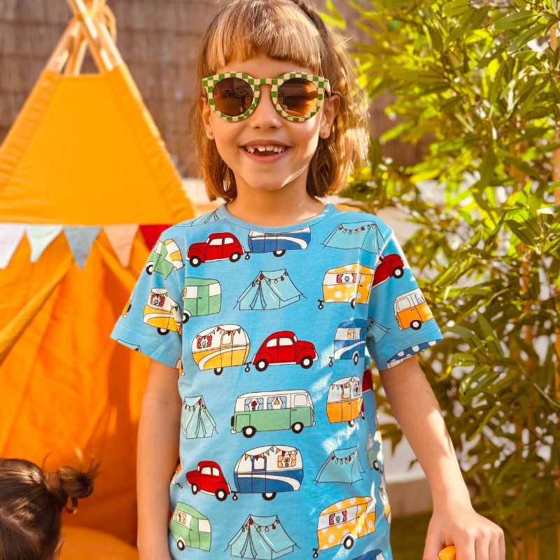 Villervalla Camping T-Shirt - Bay Blue