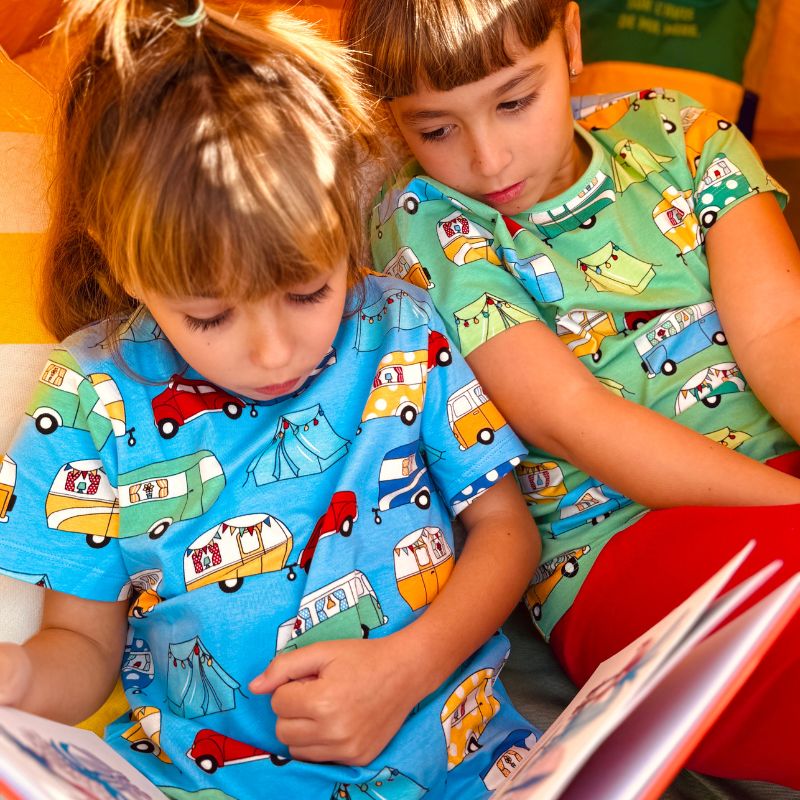 Villervalla Camping T-Shirt - Bay Blue