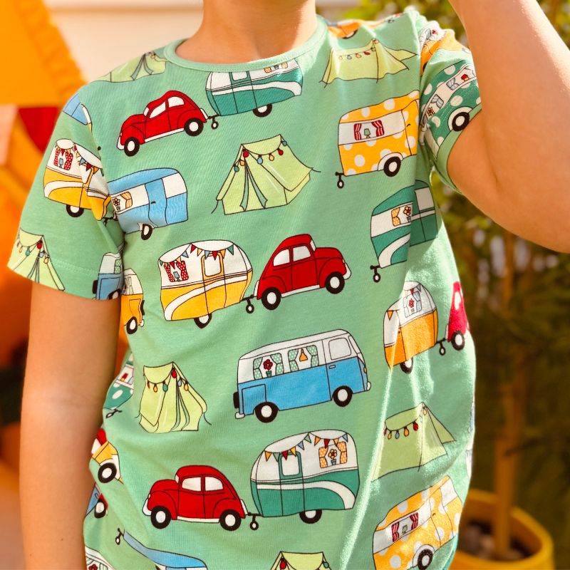 Villervalla Camping T-Shirt - Fern Green