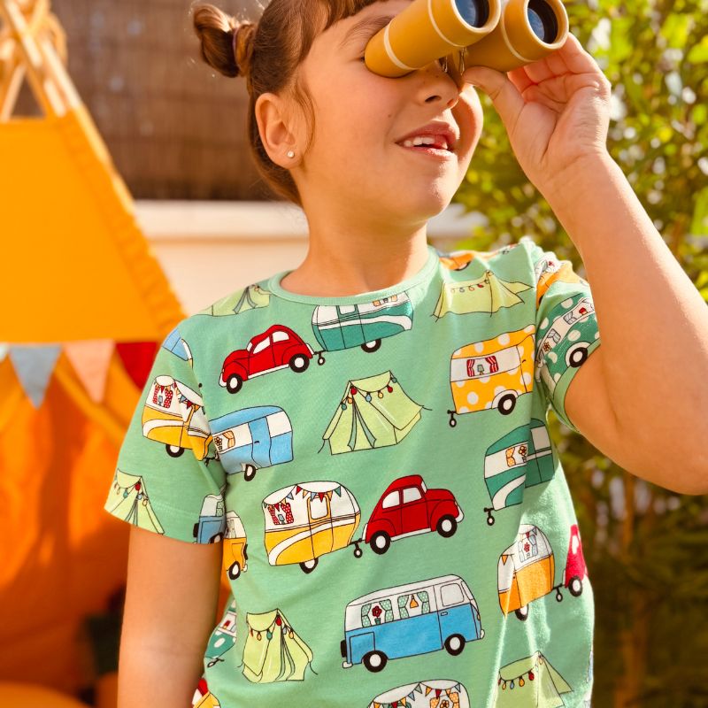 Villervalla Camping T-Shirt - Fern Green