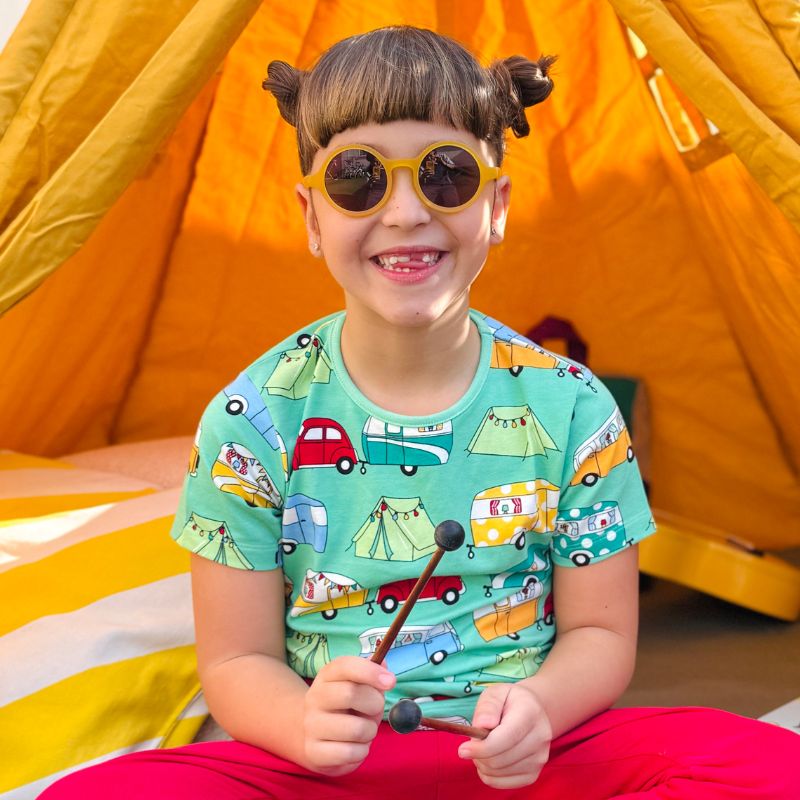 Villervalla Camping T-Shirt - Fern Green