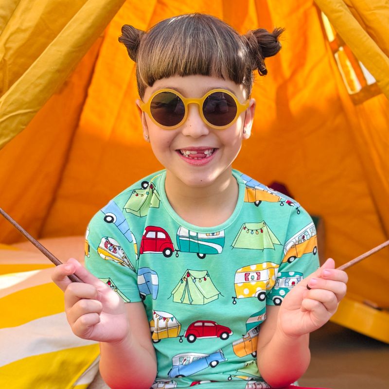 Villervalla Camping T-Shirt - Fern Green