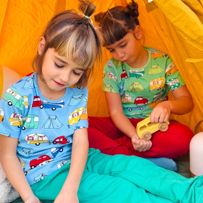 Villervalla Camping T-Shirt - Bay Blue