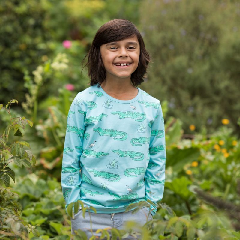 Villervalla Kids Crocodile Long Sleeve Top