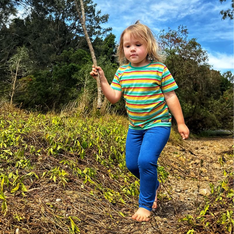 Villervalla Kids Leggings - Atlantic Blue