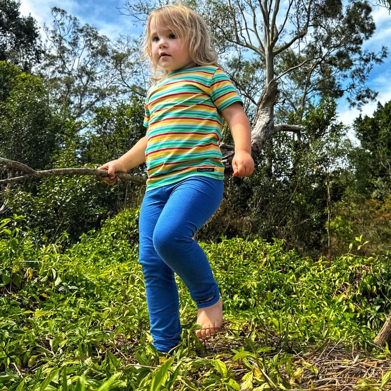 Villervalla Kids Leggings - Atlantic Blue