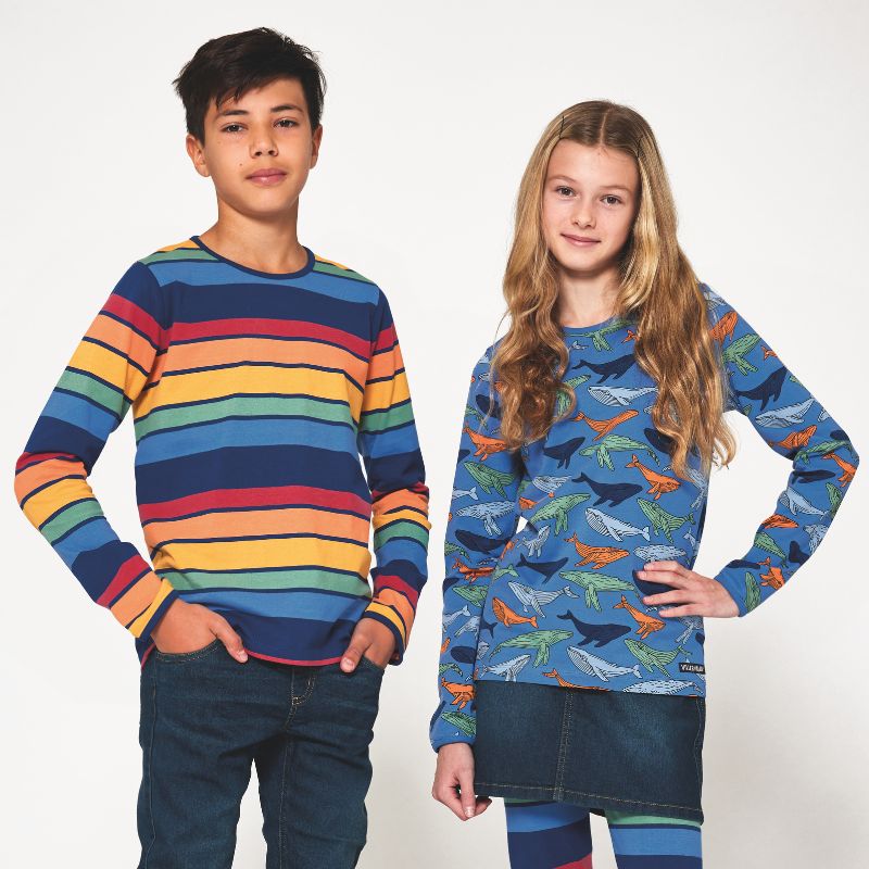 Villervalla Multistripe Kids Top - Chamonix