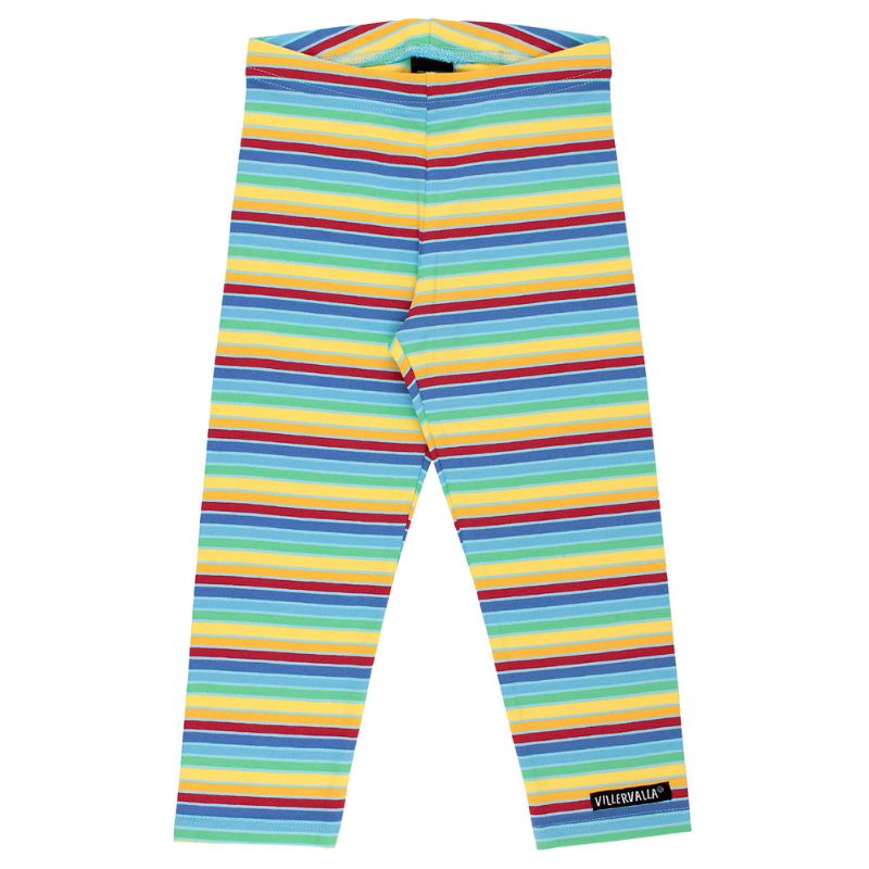 Villervalla Kids Multistripe Leggings - Nautic