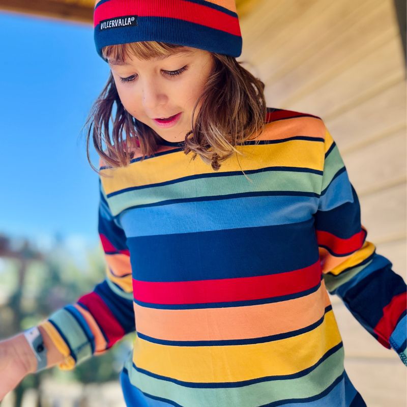 Villervalla Multistripe Kids Top - Chamonix