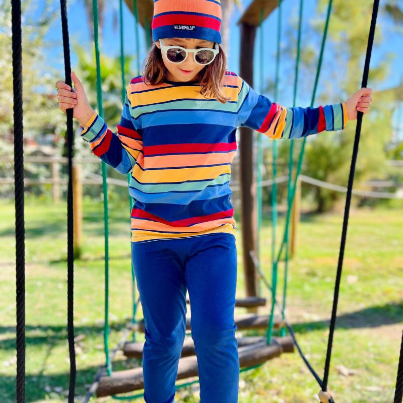 Villervalla Multistripe Kids Top - Chamonix