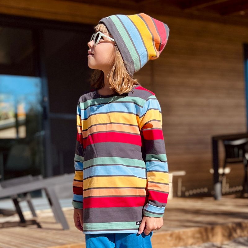 Villervalla Multistripe Kids Top - Zermatt