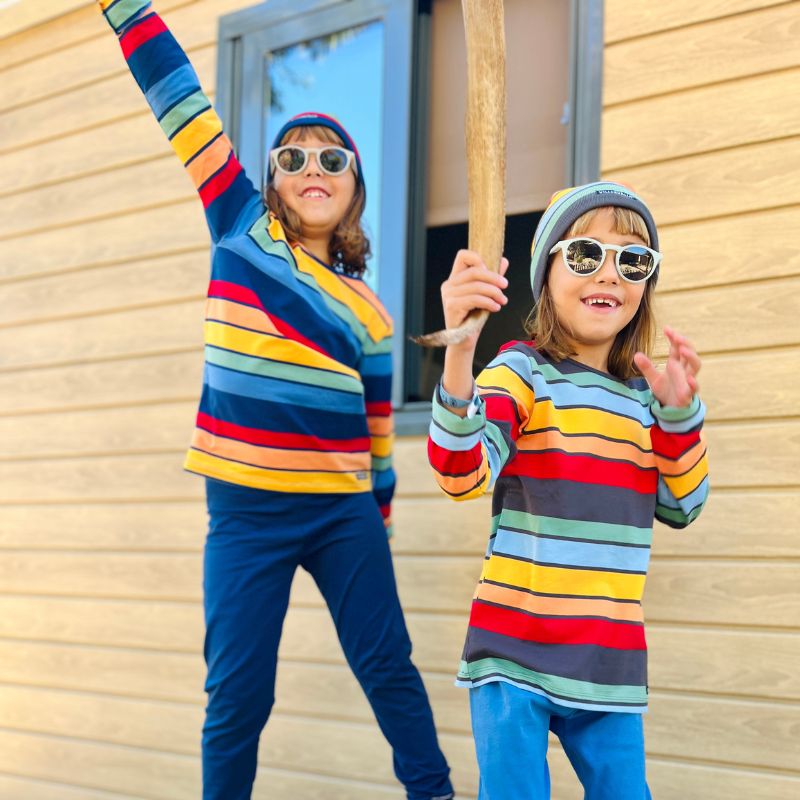 Villervalla Multistripe Kids Top - Chamonix