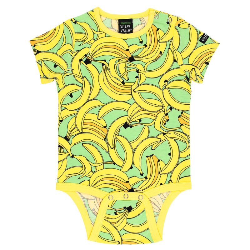 Villervalla Banana Bodysuit - Short Sleeve