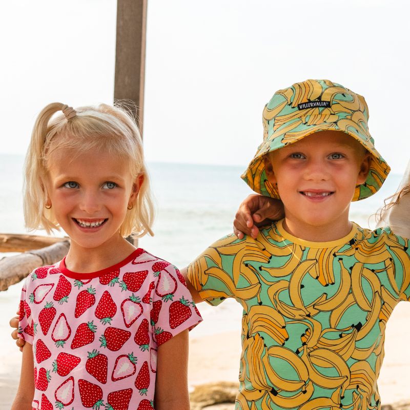 Villervalla Kids Strawberry And Banana T-Shirts
