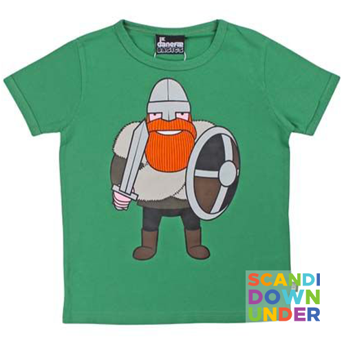 Danefae Ragnar the Viking T-Shirt - Cactus Green