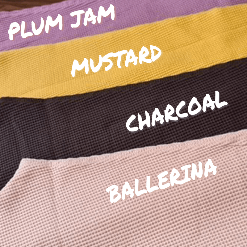 Slugs &amp; Snails Adult Waffle Cotton Set - Mustard Yellow (Last one! Size M)