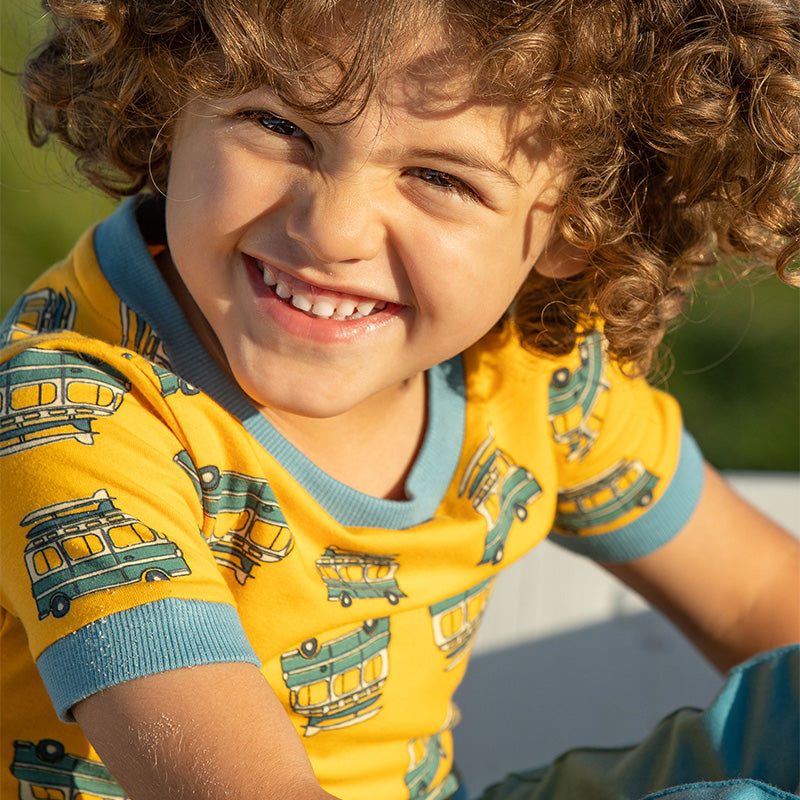 Alba Of Denmark Sunshine At The Beach T-shirt - Citrus On The Road