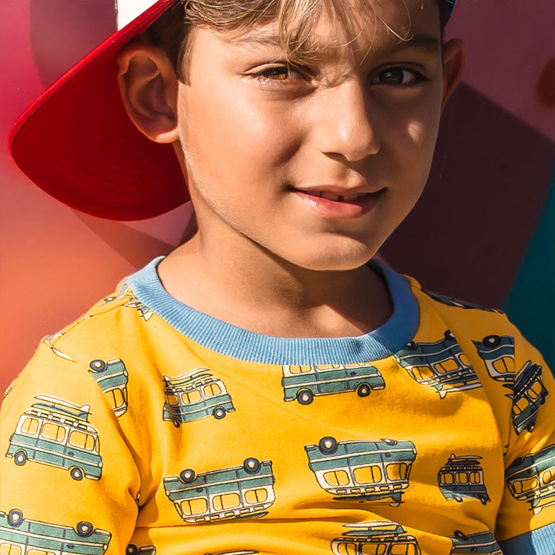 Alba Of Denmark Sunshine At The Beach T-shirt - Citrus On The Road