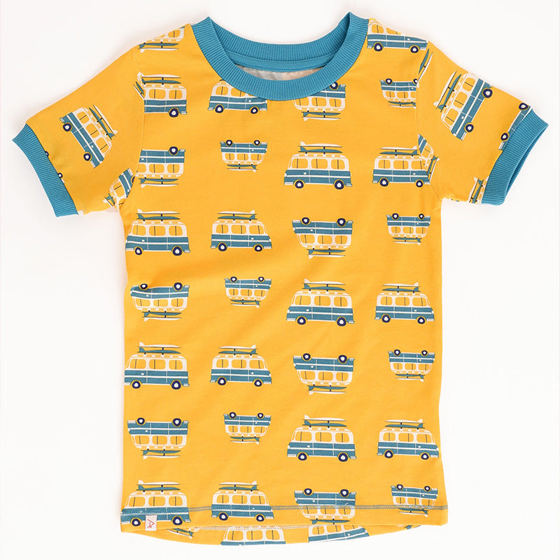 Alba Of Denmark Sunshine At The Beach T-shirt - Citrus On The Road