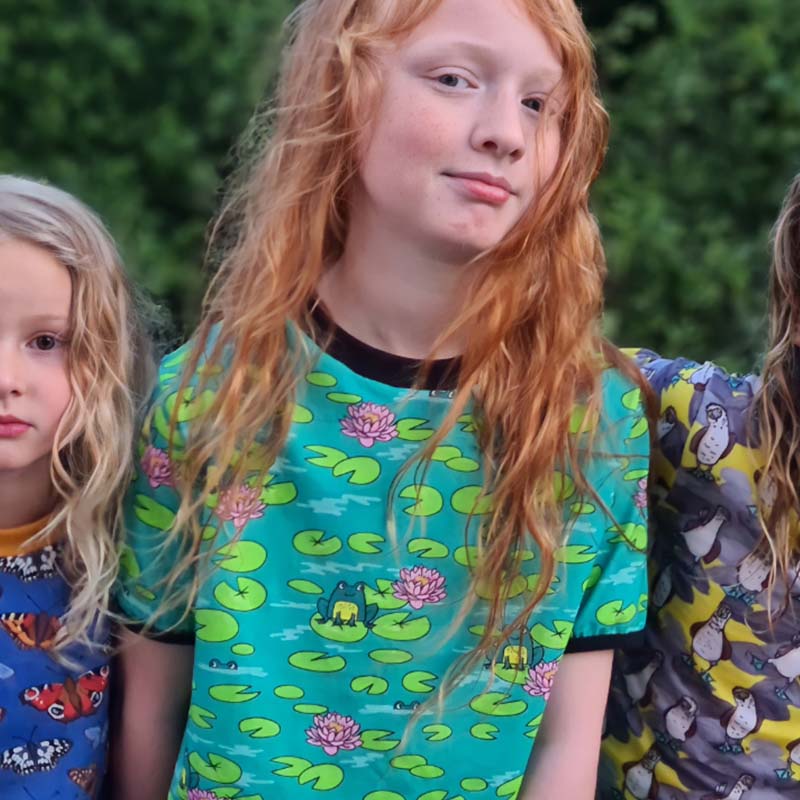 Beb &amp; Ooo Organic T-shirt - Frog LakeBeb &amp; Ooo Organic T-shirt - Frog Lake