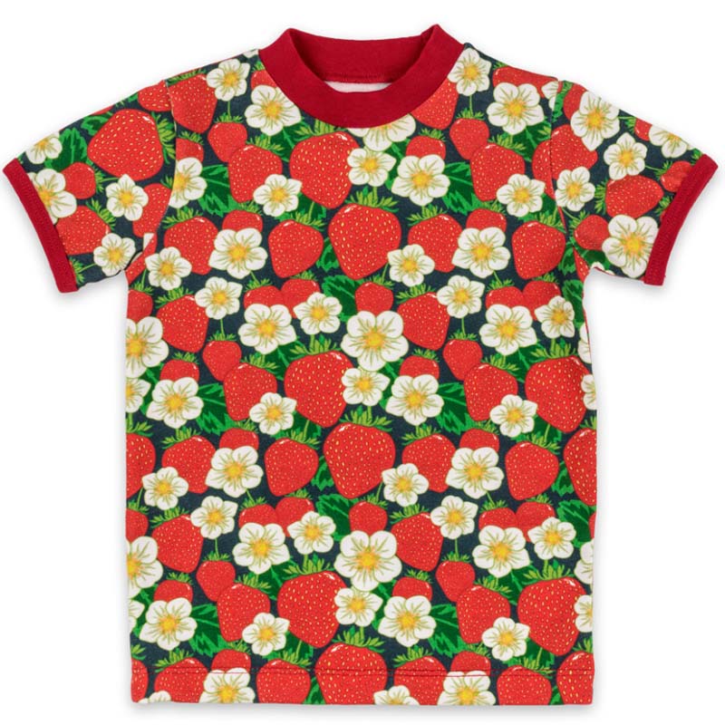 Beb &amp; Ooo Organic T-shirt - Strawberries