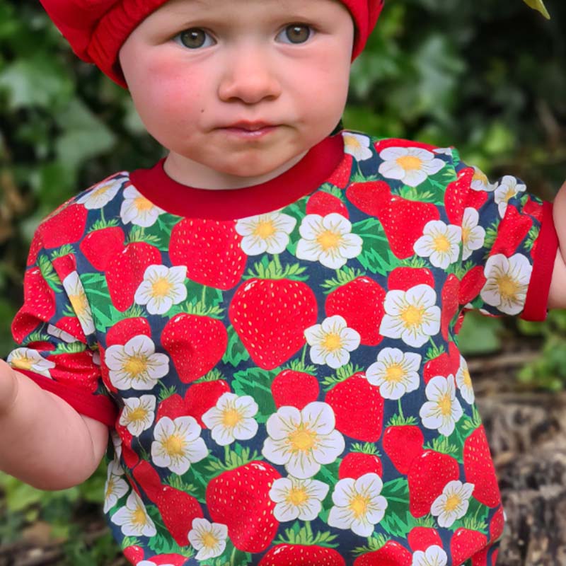 Beb &amp; Ooo Organic T-shirt - Strawberries