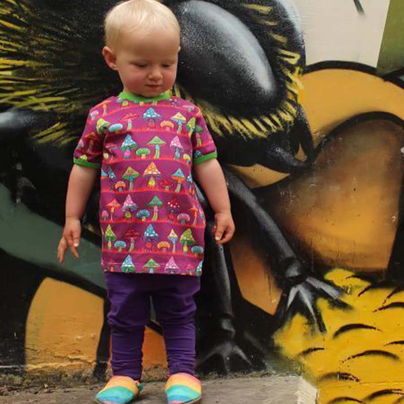 Beb &amp; Ooo Organic T-shirt - Magical Mushrooms